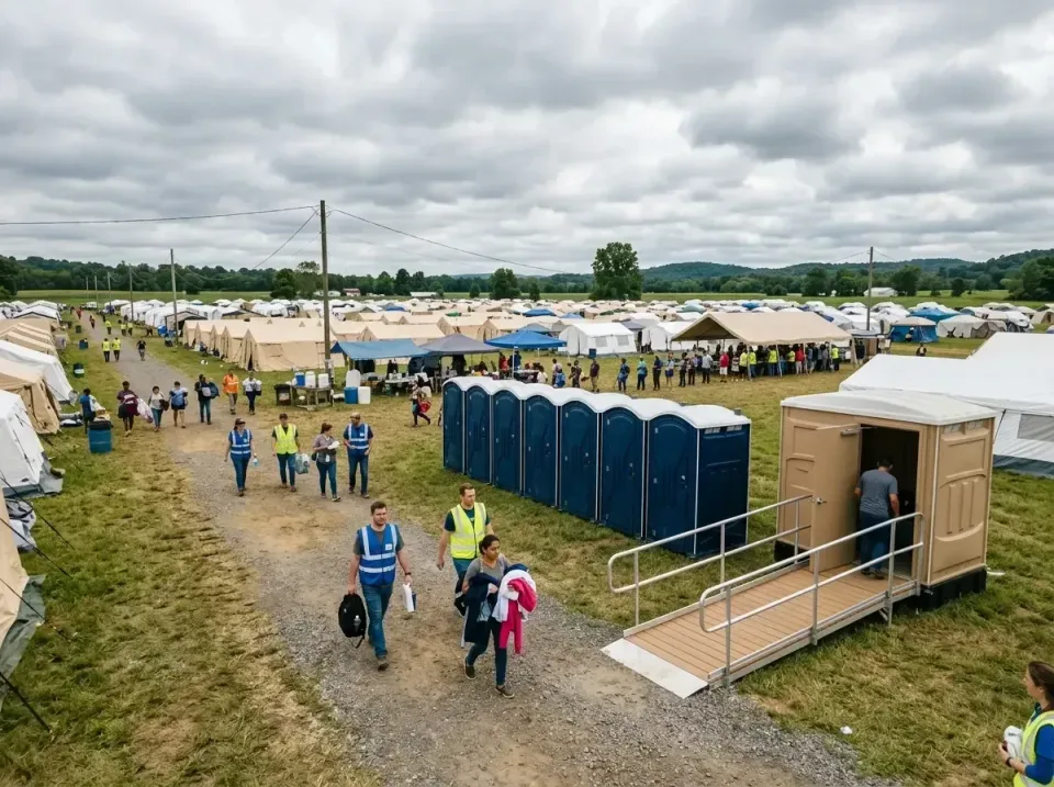 disaster-relief-camp-restrooms-010 — frequently asked questions, Dumpster & Portable Bathrooms Rental in Pendleton, IN